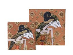 Zestaw pudełek Wayang